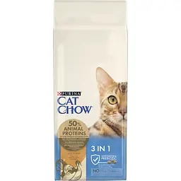 Сухий корм для котів Cat Chow Feline 3-in-1 з індичкою 15 кг - мініатюра 2