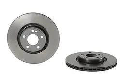 Диск гальмівний вентильований Mercedes Glc, E-class, C-class, Cls 13-25р Brembo (09.D531.13) - мініатюра 2