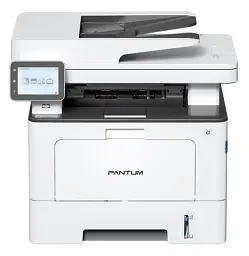 БФП лазерний ч/б A4 Pantum BM5110ADN, White, 1200x1200 dpi, дуплекс, до 40 стор/хв, ADF на 50 арк, сенсорний РК-екран 3.5", USB / Lan, картридж TL-5120 / DL-5120