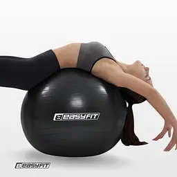 М’яч для фітнесу EasyFit BalanceBall 85 см чорний - мініатюра 7