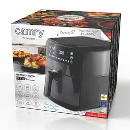 Мультипіч-аерофритюрниця Camry CR 6311 Black - мініатюра 10