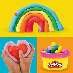 Набір маси для ліплення Hasbro Play-Doh Райдужні сюрпризи 50 баночок (G1761) - мініатюра 6