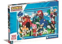Пазл Clementoni Super: Герої мультфільму Сонік (Super - Sonic Puzzle - 300 pcs.), 300 ел. (21729)