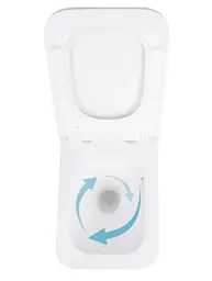 Унітаз підвісний Qtap Gemini Ultra Quiet, з сидінням Slim Duroplast/ Soft-close/ Quick Release QT2533076EUQW - мініатюра 5