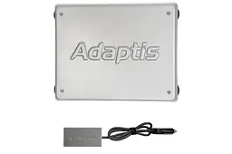 Комплект Adaptis MiniKit для Starlink Mini (захисний корпус на авто + блок живлення 12-24V) сірий
