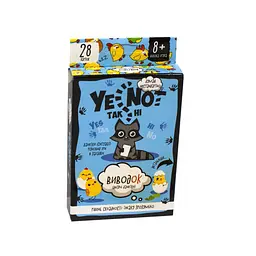 Карткова гра Yenot ДаНетки YEN-01-01U.02U.03U.04U /укр/ Danko Toys, в коробці (4823102801391) Блакитний