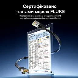 Плаский Ethernet-кабель Vention 10 м шириною 8 мм патч-корд Cat.7 10 Гбіт/с конектори RJ45 8P8C швидкість залежить від підтримки потрібного режиму мережевими портами й обмежень проміжного обладнання можна прокладати під килимом і через дверні проміжки товщиною 2,7 мм екранування алюмінієвою фольгою чорний (ICGBL) - мініатюра 15