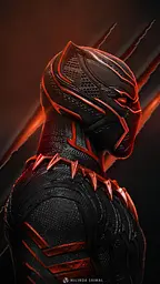 Дерев'яний фігурний пазл Black Panther (Чорна пантера), А1, Картонна коробка 500+ елементів - мініатюра 3