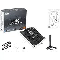 Материнська плата ASUS B850 MAX GAMING WIFI - мініатюра 8