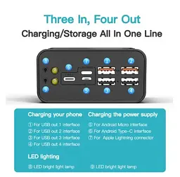 Зовнішній акумулятор Power Bank 50000mAh Black - мініатюра 2