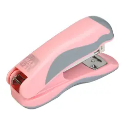 Степлер Buromax пластиковий PASTEL, 20 аркушів, (скоби №24, 26), 111 х 62 х 32 мм, рожевий (BM.4215-10) - мініатюра 2