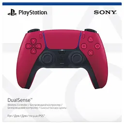 Геймпад Sony Playstation DualSense Bluetooth PS5 Cosmic Red (1000050249) - мініатюра 7
