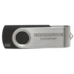 USB флеш накопичувач Goodram 8GB Twister Black USB 2.0 (UTS2-0080K0R11)