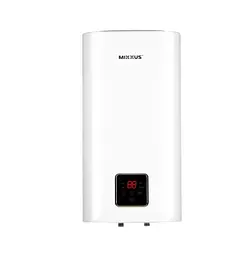 Водонагрівач Mixxus EWH-15050 CUBE DRY 50 л, 2,0 кВт, "сухий" ТЕН, вертикальний, квадратний, білий (WH0617) - мініатюра 1