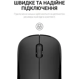 Мишка OfficePro M183 Wireless Black (M183) - мініатюра 6