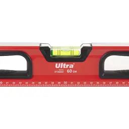 Рівень магнітний 3 капсули + дзеркальне вічко 2 рукоятки 60см ULTRA (3716222) - мініатюра 3
