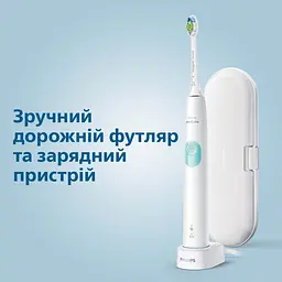 Електрична зубна щітка Philips Sonicare ProtectiveClean 4300 біла (HX6807/28) - мініатюра 6