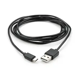 Дата кабель USB 2.0 AM to Micro 5P PVC 1.8m black Vinga (VCPDCM1.8BK) - мініатюра 2