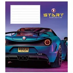 Зошит учнівський "Start the game" Школярик 012-3231K 12 аркушів (482000647043203231)(SC)