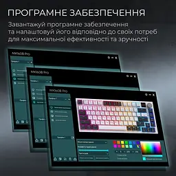 Клавіатура GamePro Asgard Valhalla Pro QLAB Sakura Switch White (MK160-W-D-QS-PRO) - мініатюра 13