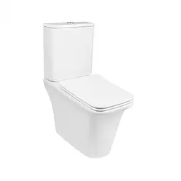 Унітаз-компакт QTAP Kalao Rimless QT08221213AW c бачком і сидінням Soft Close дюропласт