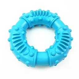 Іграшка-кільце для собак Derby Rubber Dog Chew Toy Ring, блакитне - мініатюра 1