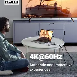 Концентратор Ugreen USB3.1 Type-C to HDMI/USB 3.0x2/RJ45/SD/TF/PD 100W CM512 (60515) - мініатюра 5