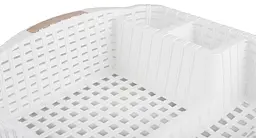 Сушка для посуду Violet House 0757 Ротанг WHITE 48х37.5х9 см (6897767) - мініатюра 2