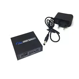 Розгалужувач HDMI на 2 монітори, 1X2 HDMI Splitter Чорний, сплітер hdmi на 2 монітори 1080p, hdmi хаб - мініатюра 4