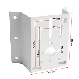 Кронштейн для відеокамери Light Vision VLC-210BR CORNER кутовий монтаж (75-00314) - мініатюра 7