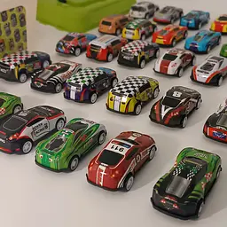 Комплект іграшкових машинок Cool Car Set з інерційним механізмом в боксі-контейнері з ручкою 30 шт. - мініатюра 16