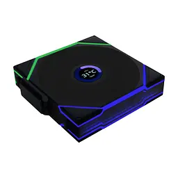 Кулер до корпусу Lian Li UNI Fan TL WIRELESS LCD 120-1, Black (G99.12TLLCD1W1B.00) - мініатюра 2