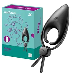 Ерекційне ласо з вібрацією Satisfyer Sniper, 13 см (чорний) - мініатюра 5