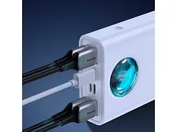 Зовнішній акумулятор (Power Bank) BASEUS Amblight Digital Display Quick Charge 65W 30000mAh White (PPLG-A02) - мініатюра 10