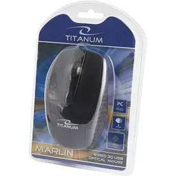 Миша Esperanza Titanum TM110K Marlin USB black - мініатюра 3