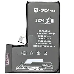 Акумулятор iPhone 15 Pro 3274mAh,оригінал G+OCA PRo