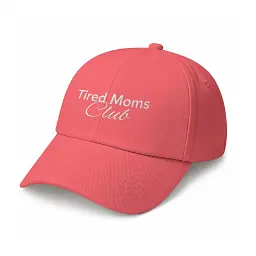 Кепка «Tired Moms Club» рожева