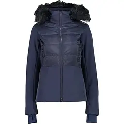 Куртка CMP Women's Stretch Twill Ski Jacket with Faux Fur Hood Dark Blue S (1097-31W0066F-N950 38)