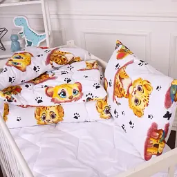 Набір дитячий MirSon зима Kids Time 20-0034 King Tiger 110x140 см EcoSilk: ковдра з подушкою (2200009665059) - мініатюра 3