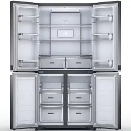 Холодильник Whirlpool багатодверний 187.4x90.9х69.8 холод. відд. 384 л мороз. відд. 207 л 4дв. А++ NF інв. дисплей нерж - мініатюра 3