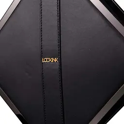 Сумка для секс-іграшок LOCKINK Mysterious Square Kink Bag, чорна, набір для бондажу в комплекті - мініатюра 2