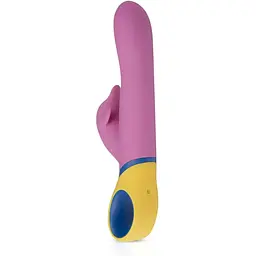 Вібратор-кролик PMV20 Dolphin Vibrator Ротація стовбура подвійна стимуляція - мініатюра 3