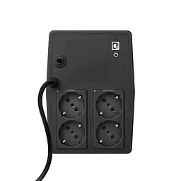 Trust Джерело безперебійного живлення Paxxon 1000VA UPS with 4 standard wall power outlets BLACK - мініатюра 4