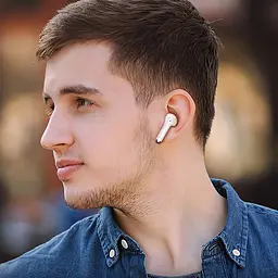 Бездротові TWS навушники FQ3 Soulmate ANC+ENC White Borofone teh0030070 - мініатюра 5