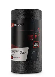 Масажний ролик (валик, роллер) EPE 30см Hop-Sport HS-E030YG чорний - мініатюра 2