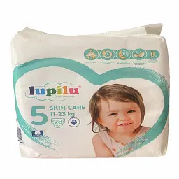 Підгузки Lupilu Skin Care 5 Junior (11-23 кг), 28 шт
