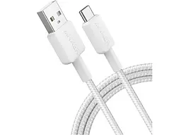 Кабель USB Type-C ANKER Powerline 322 USB Type-A to USB Type-C 1.8m White (A81H6H21) - мініатюра 3