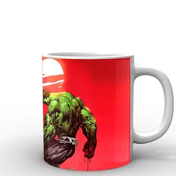 Кухоль GeekLand Халк Hulk стара рисовка HU.02.035 330 мл білий - мініатюра 3
