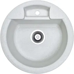 Кухонна мийка Adamant Fine Ø470x190 old stone 193223, Сірий