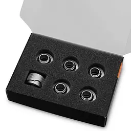 Фітінг EKWB EK-Quantum Torque 6-Pack HDC 14 - Satin Titanium - мініатюра 4
